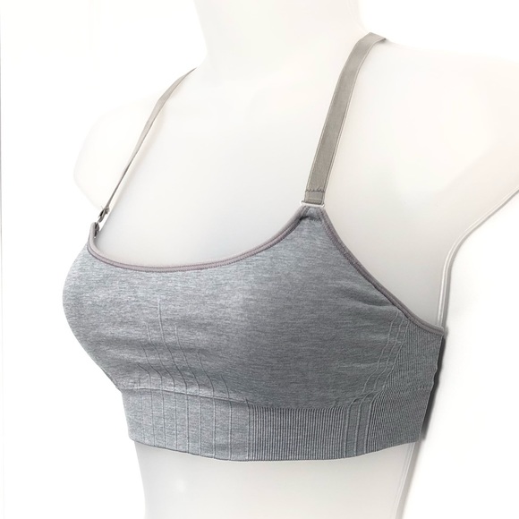 Champion c9 Seamless Sports Bra - XS - Light Grey/ Grey - Picture 4 of 8